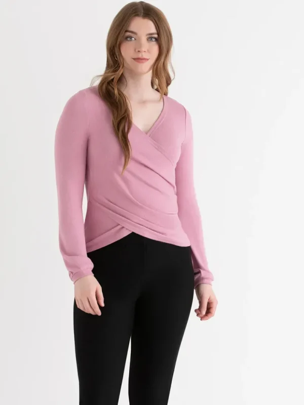 Ricki's Shirts & Blouses*Fine Knit Hacci Wrap Top