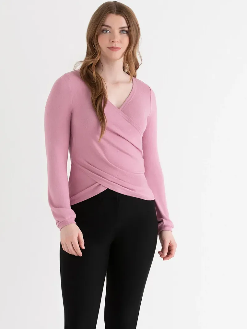 fine_knit_hacci_wrap_top_5-2.webp Ricki's Shirts & Blouses*Fine Knit Hacci Wrap Top