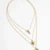 Ricki's Necklaces*-Plated Shell Pendant Necklace