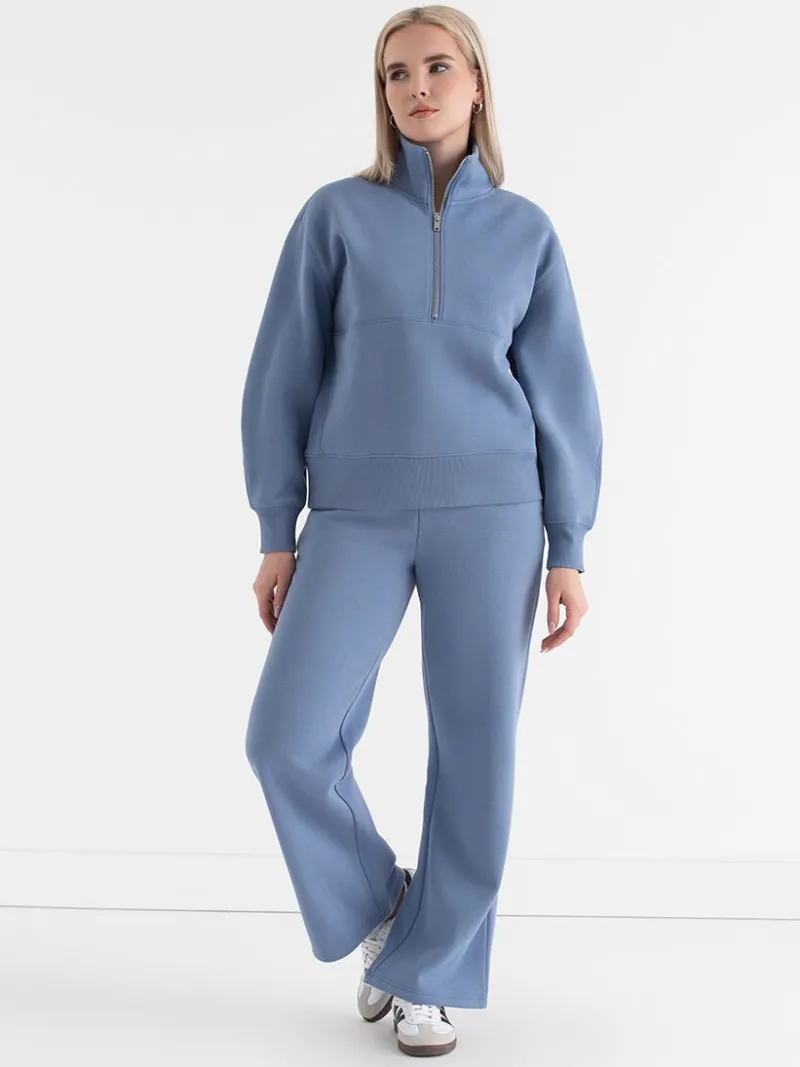 half_zip_sweatshirt_0-1.webp Ricki's Sweaters & Cardigans*Half Zip Sweatshirt