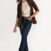 Ricki's Blazers*Hampton 3/4 Ruched Sleeve Ponte Blazer