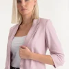 Ricki's Blazers*Hampton 3/4 Ruched Sleeve Ponte Blazer