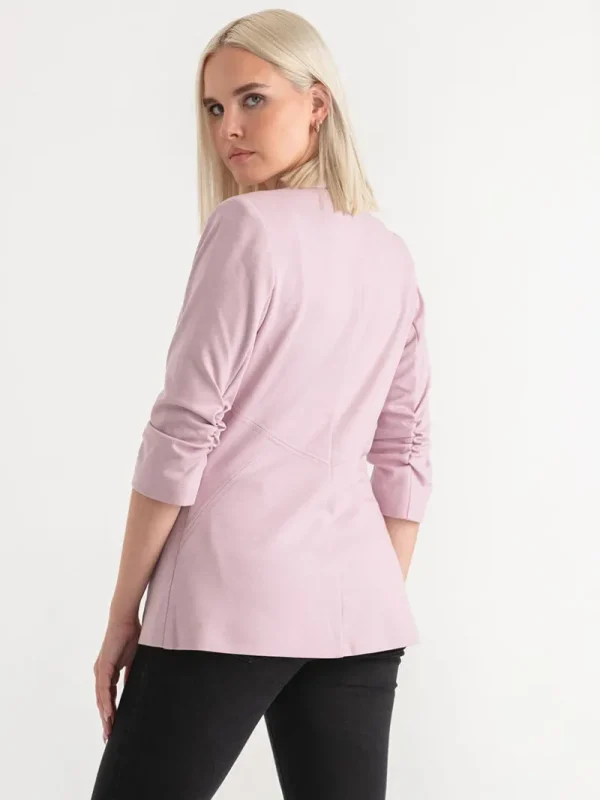 Ricki's Blazers*Hampton 3/4 Ruched Sleeve Ponte Blazer