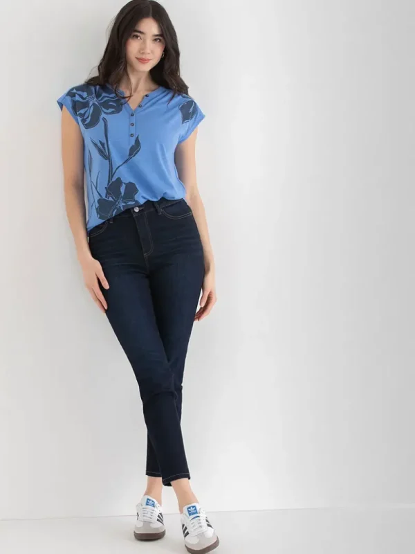 Ricki's Tees & Tanks*Henley T-Shirt