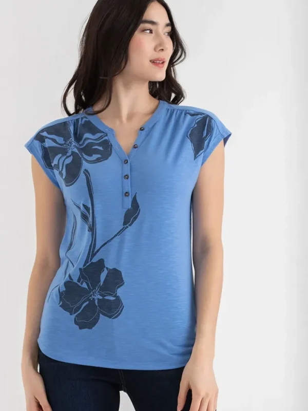 Ricki's Tees & Tanks*Henley T-Shirt