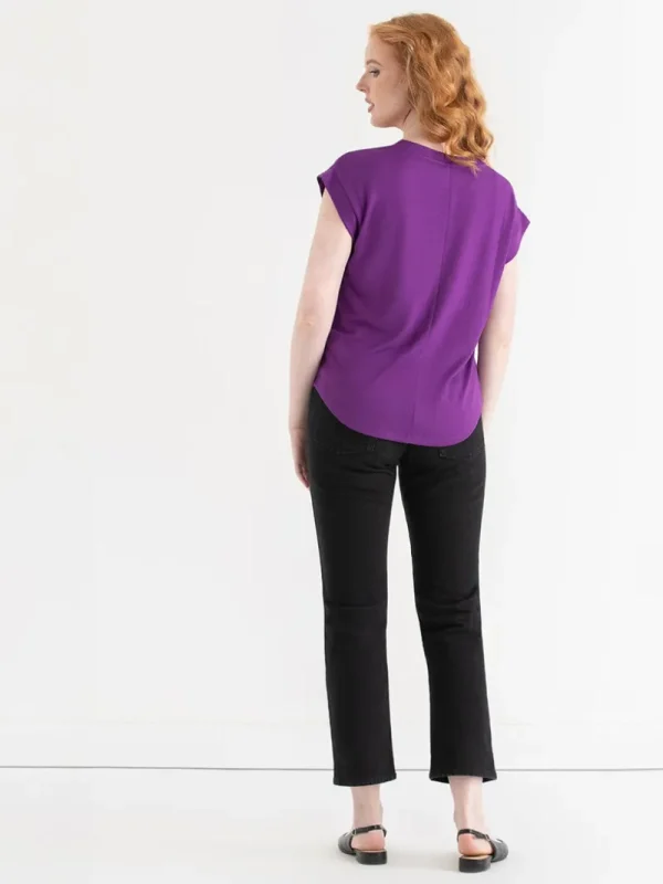 Ricki's Tees & Tanks*Holly V-Neck Hacci Top