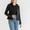 Ricki's Coats & Jackets*Hooded Faux Leather Jacket
