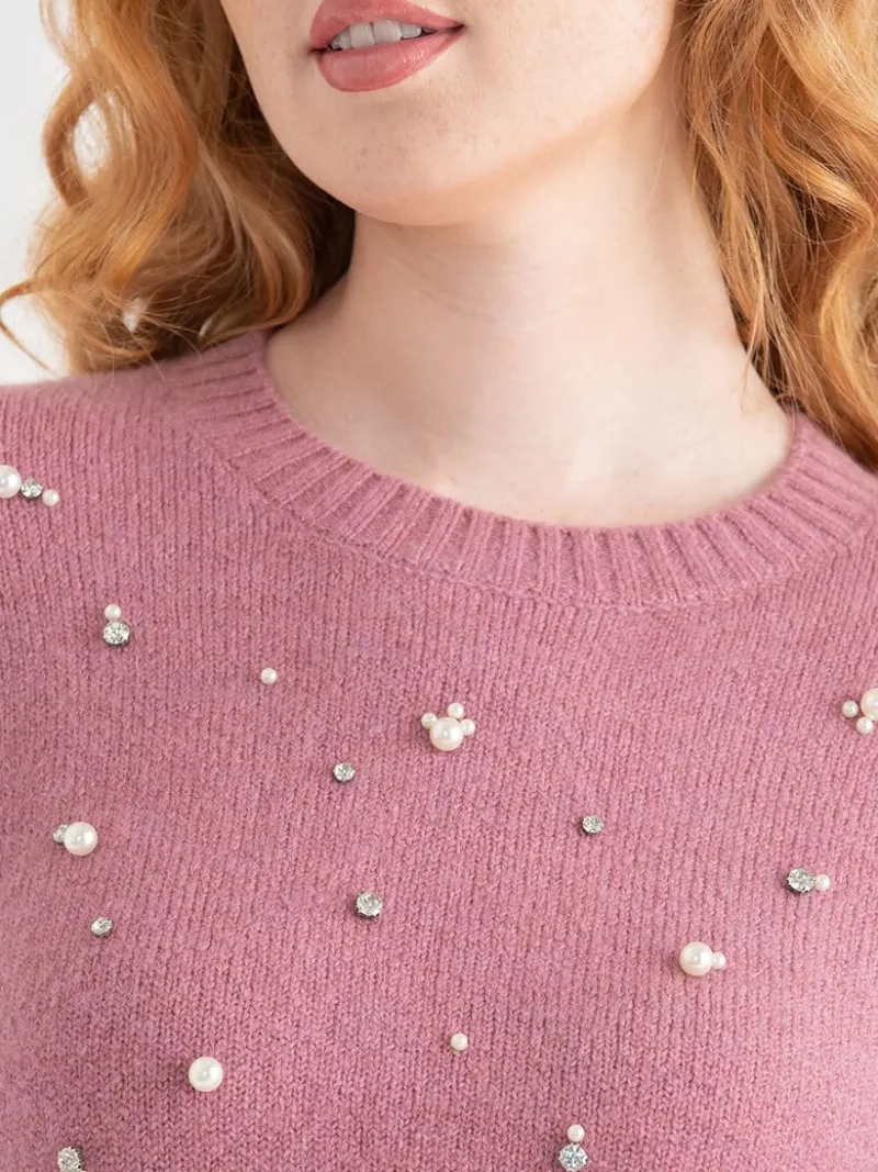 jeweled_pullover_sweater_4-2.webp Ricki's Sweaters & Cardigans*Jeweled Pullover Sweater