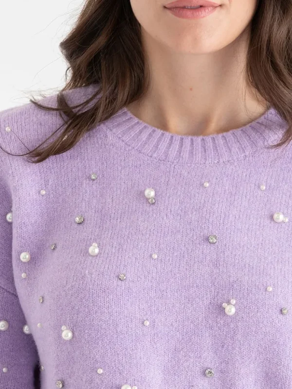 Ricki's Sweaters & Cardigans*Jeweled Pullover Sweater