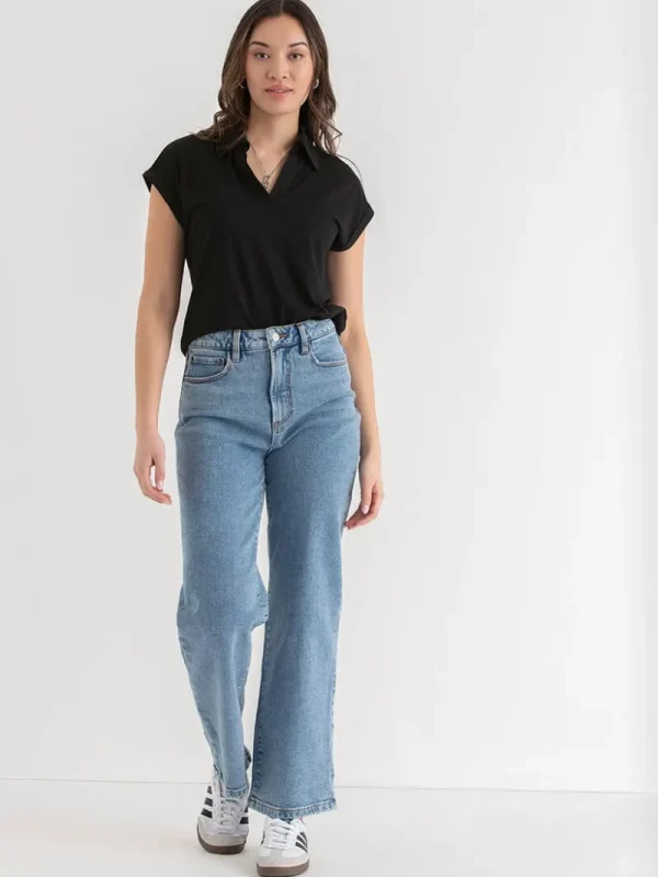 Ricki's Tees & Tanks*Johnny Collar Tee