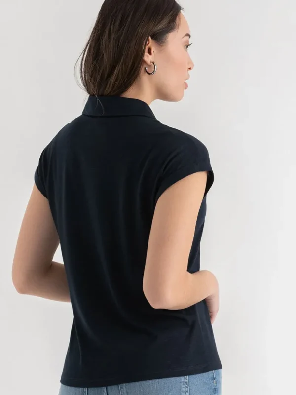 Ricki's Tees & Tanks*Johnny Collar Tee