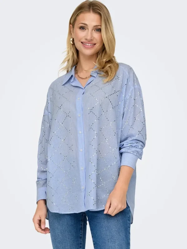 Ricki's Shirts & Blouses*Julie Relaxed Cotton Blouse | Only