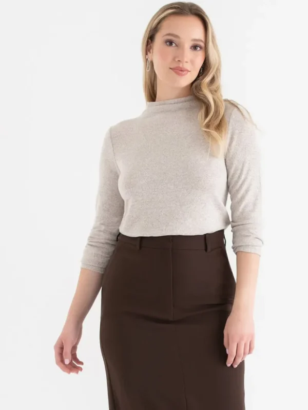 Ricki's Shirts & Blouses*Knit Mock Neck Top