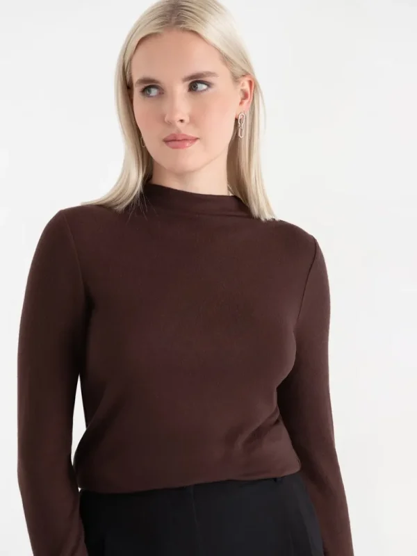 Ricki's Shirts & Blouses*Knit Mock Neck Top