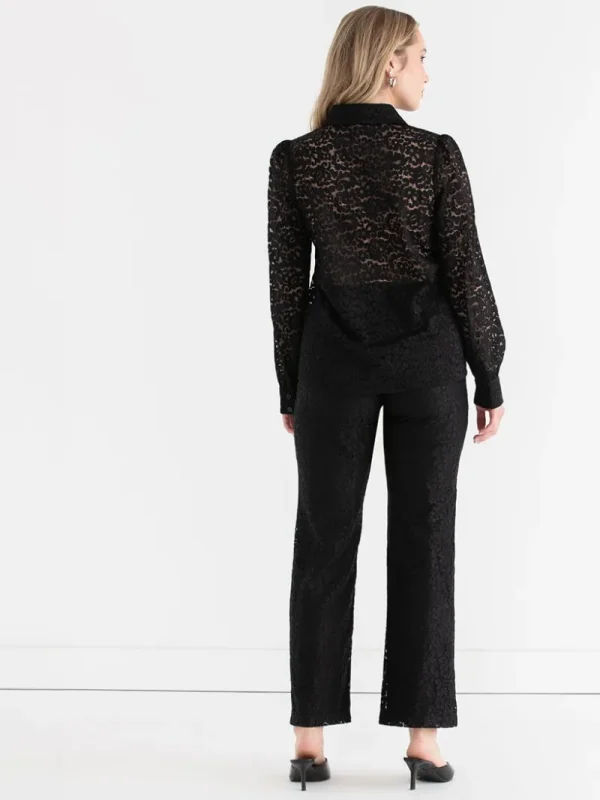 Ricki's Shirts & Blouses*Lace Collared Blouse