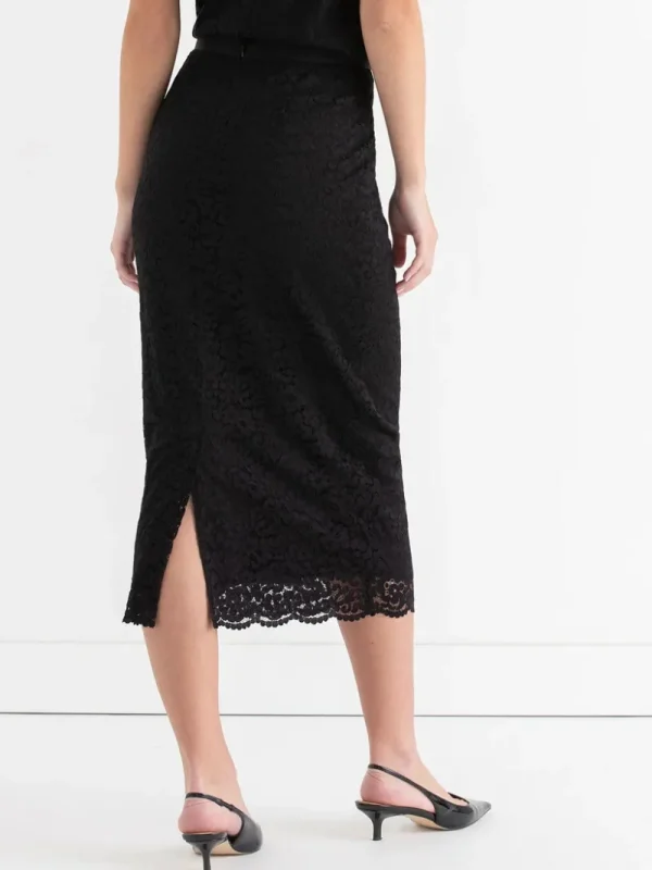 Ricki's Skirts & Shorts*Lace Overlay Midi Skirt