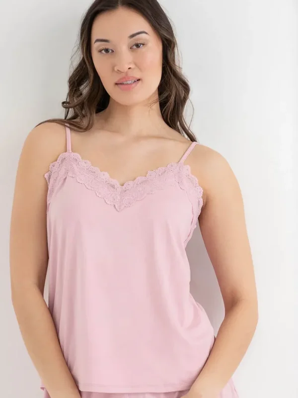Ricki's Sleepwear*Lace Trim Cami & Shorts Sleep Set