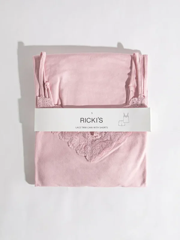 Ricki's Sleepwear*Lace Trim Cami & Shorts Sleep Set