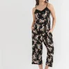 Ricki's Sleepwear*Lace Trim Cami with Crop Pant Sleepset