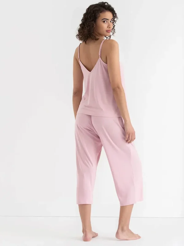 Ricki's Sleepwear*Lace Trim Cami with Crop Pant Sleepset