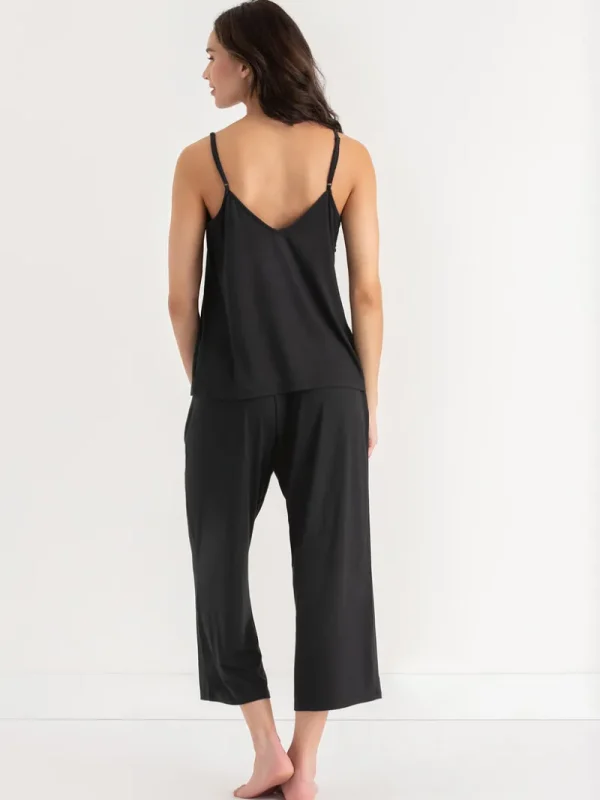 Ricki's Sleepwear*Lace Trim Cami with Crop Pant Sleepset