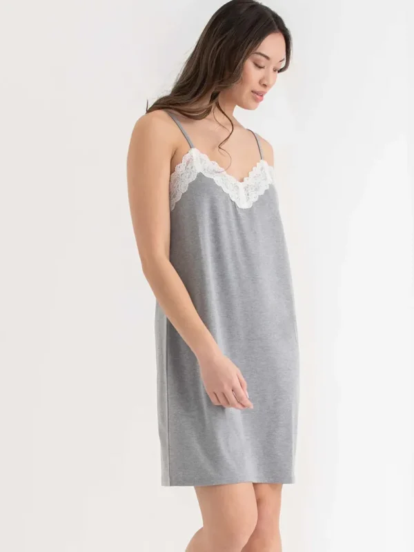 Ricki's Sleepwear*Lace Trim Sleep Dress