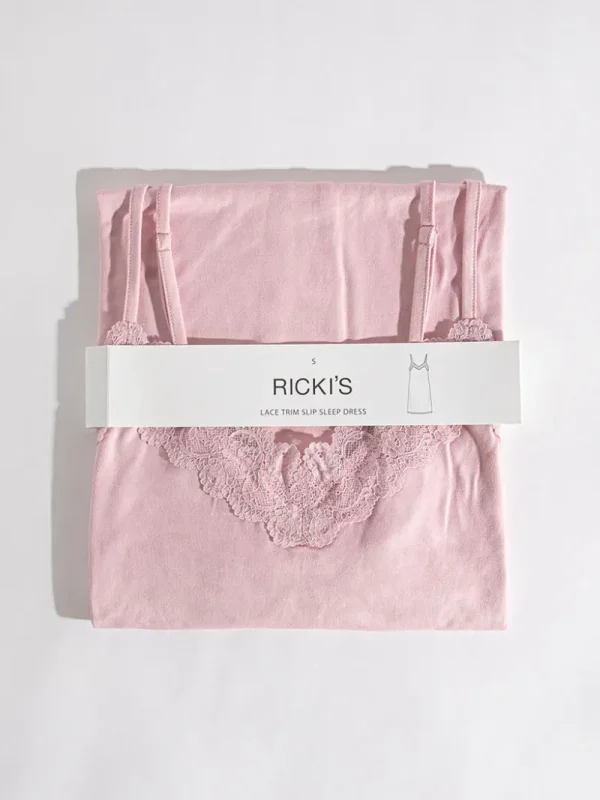 Ricki's Sleepwear*Lace Trim Sleep Dress