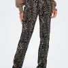 Ricki's Jeans*Leopard Print Straight Leg Jeans | Only