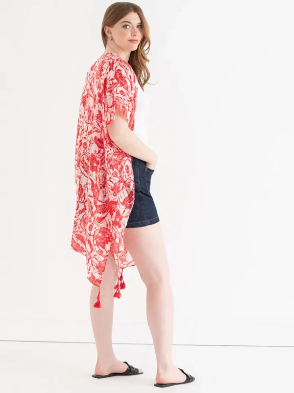 Ricki's Tees & Tanks*Light Floral Ruana