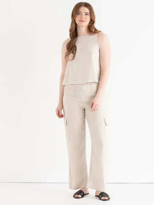 Ricki's Pants*Linen Cargo Pants