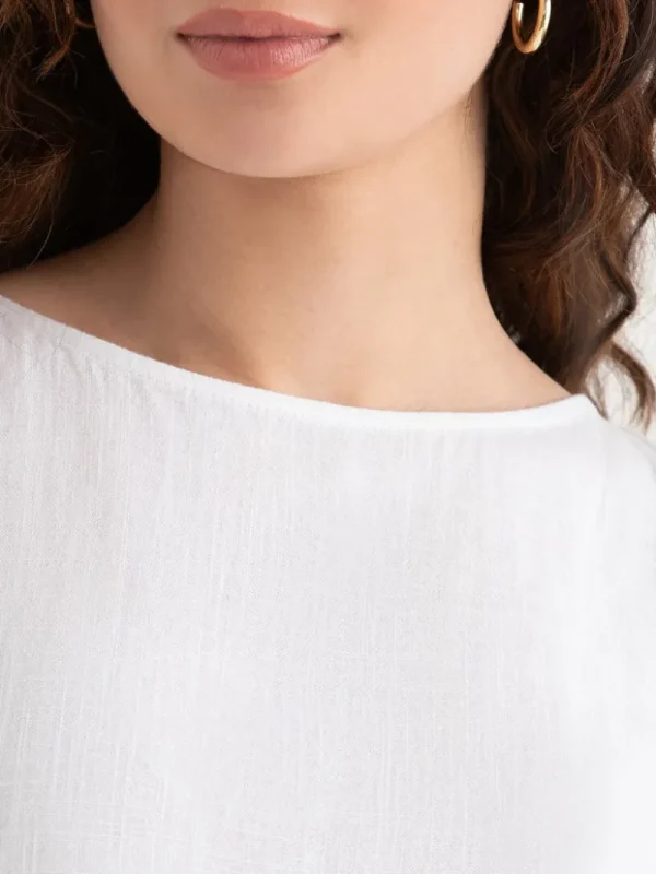 Ricki's Tees & Tanks*Linen Tank with Back Buttons