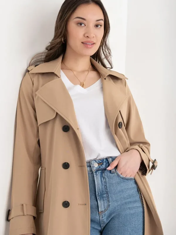 Ricki's Coats & Jackets*Long Double Breasted Trench | Point Zero