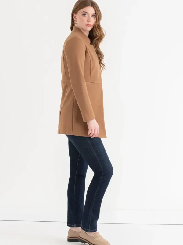 Ricki's Blazers*Long Line Felt Jacket