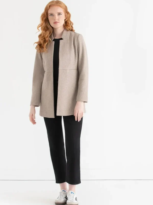 Ricki's Blazers*Long Line Felt Jacket