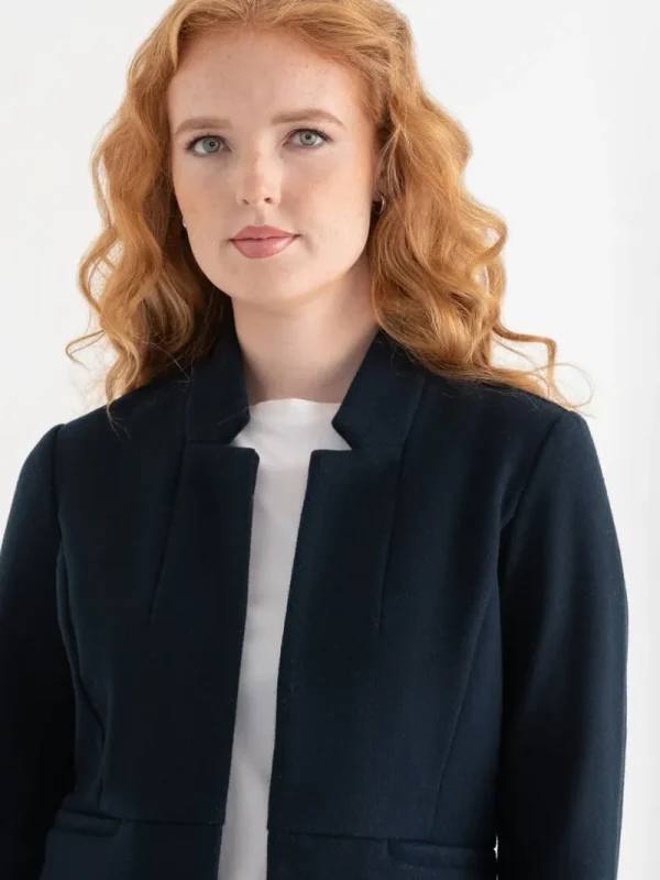 Ricki's Blazers*Long Line Felt Jacket