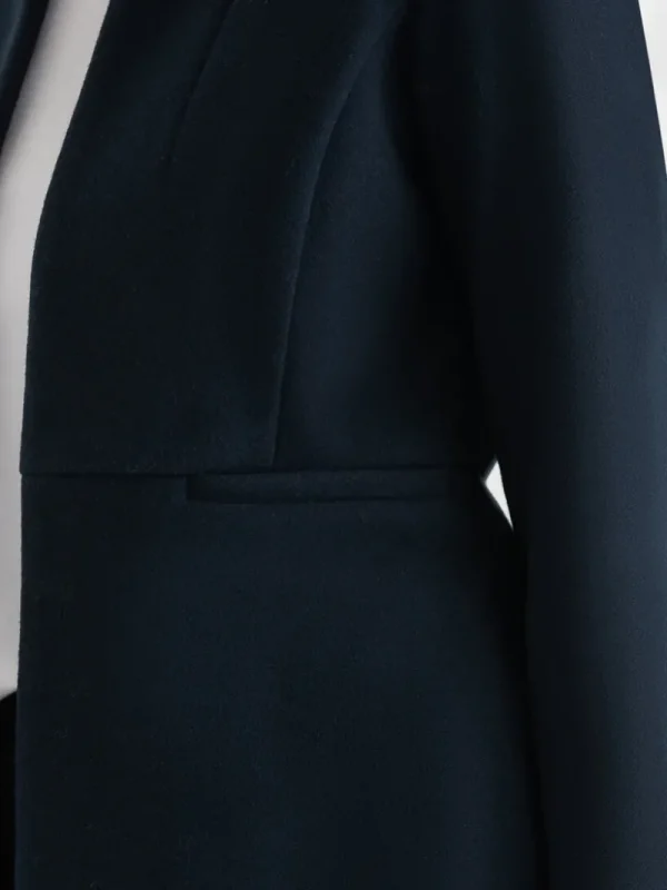 Ricki's Blazers*Long Line Felt Jacket