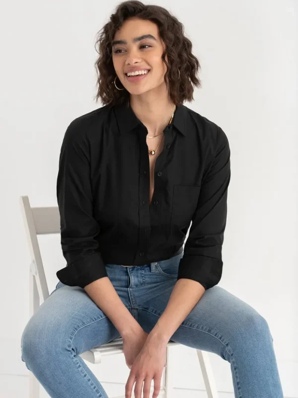 Ricki's Shirts & Blouses*Long Sleeve Classic Shirt