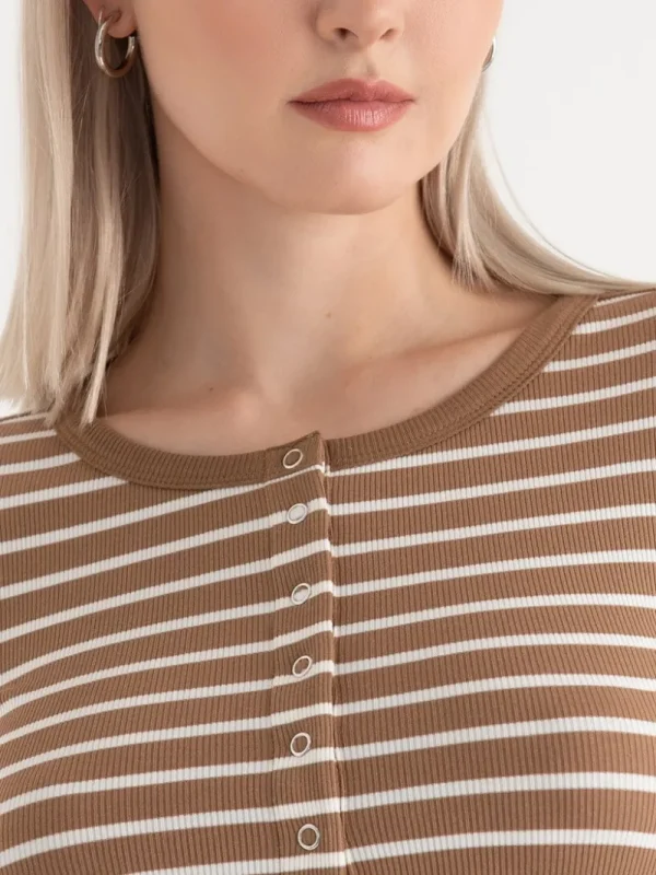 Ricki's Shirts & Blouses*Long Sleeve Henley Shirt