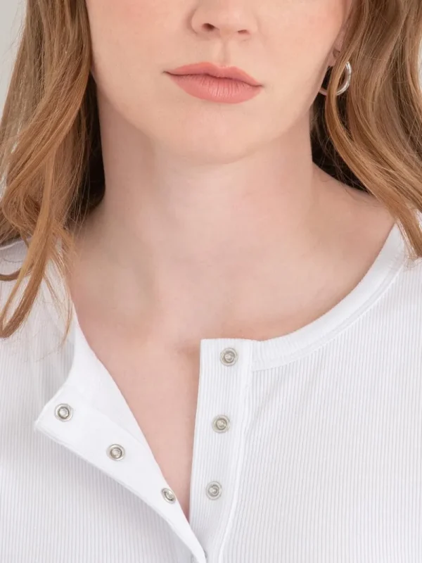 Ricki's Shirts & Blouses*Long Sleeve Henley Shirt