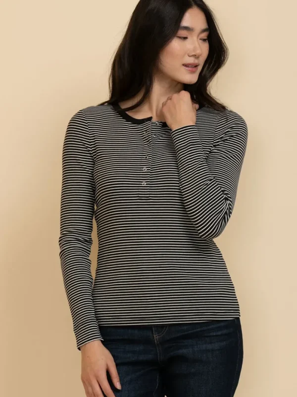 Ricki's Shirts & Blouses*Long Sleeve Henley Shirt