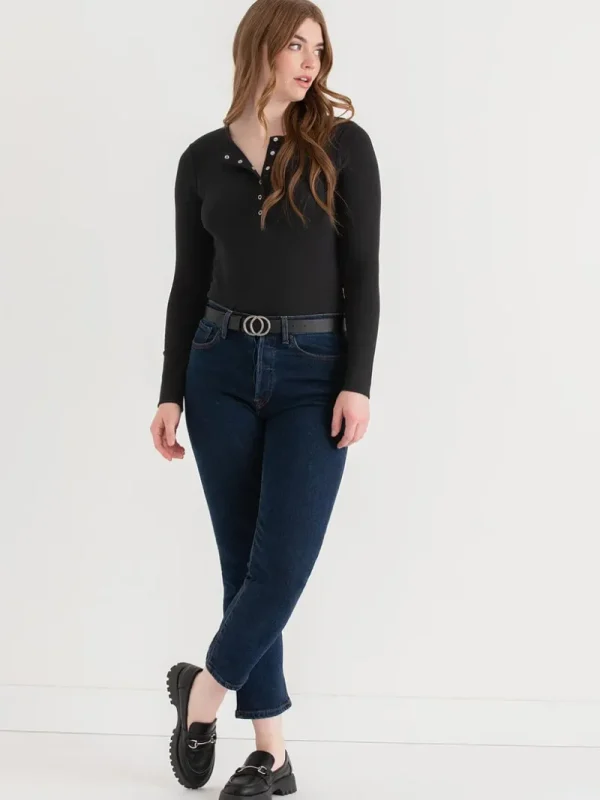 Ricki's Shirts & Blouses*Long Sleeve Henley Shirt