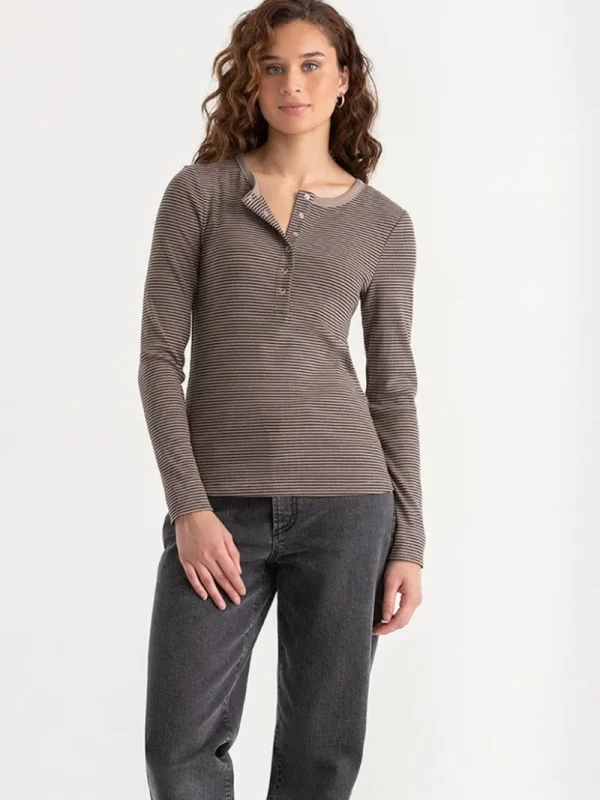 Ricki's Shirts & Blouses*Long Sleeve Henley Shirt