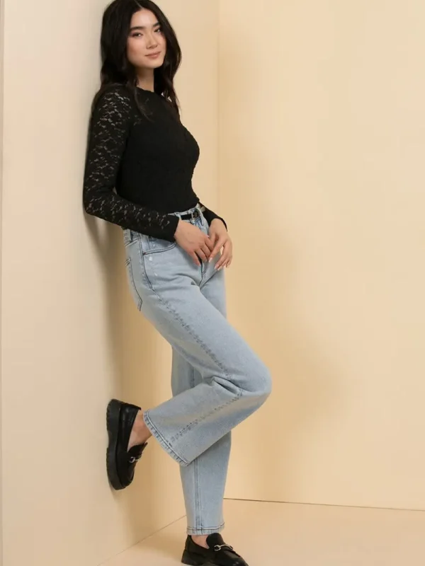 Ricki's Tees & Tanks | Shirts & Blouses*Long Sleeve Lace Blouse with Cami