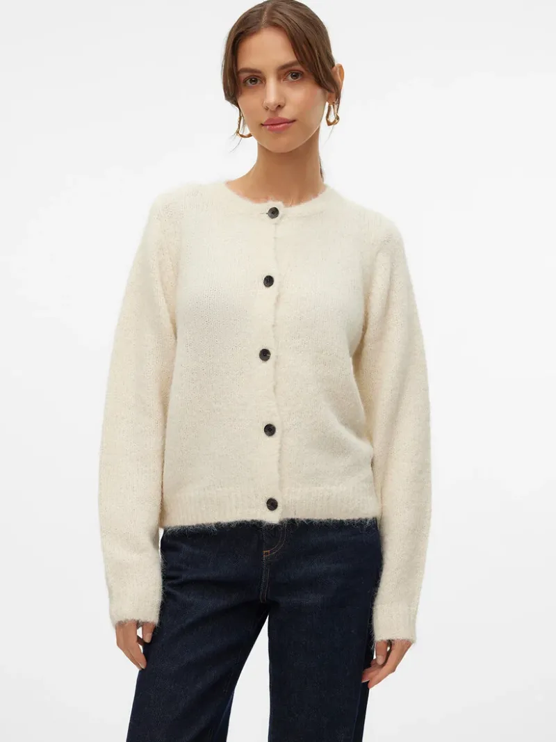 long_sleeve_oneck_button__0-2.webp Ricki's Sweaters & Cardigans*Long Sleeve O-Neck Button Cardigan | Vero Moda