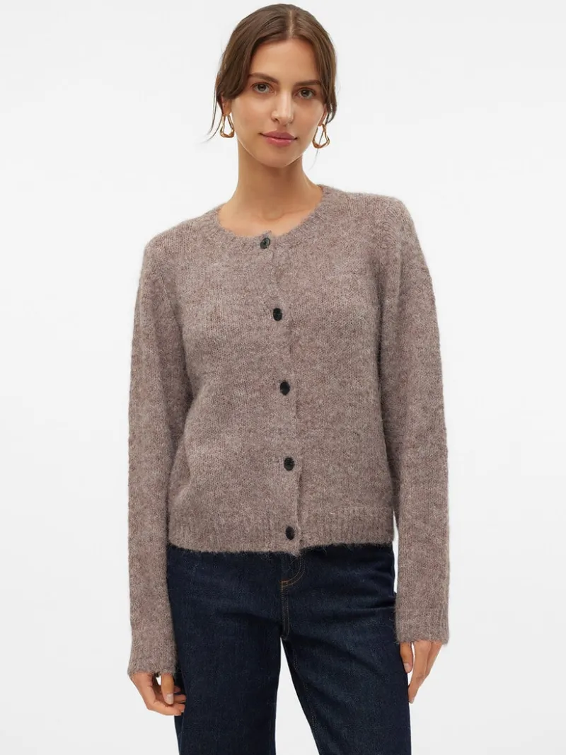 long_sleeve_oneck_button__0.webp Ricki's Sweaters & Cardigans*Long Sleeve O-Neck Button Cardigan | Vero Moda