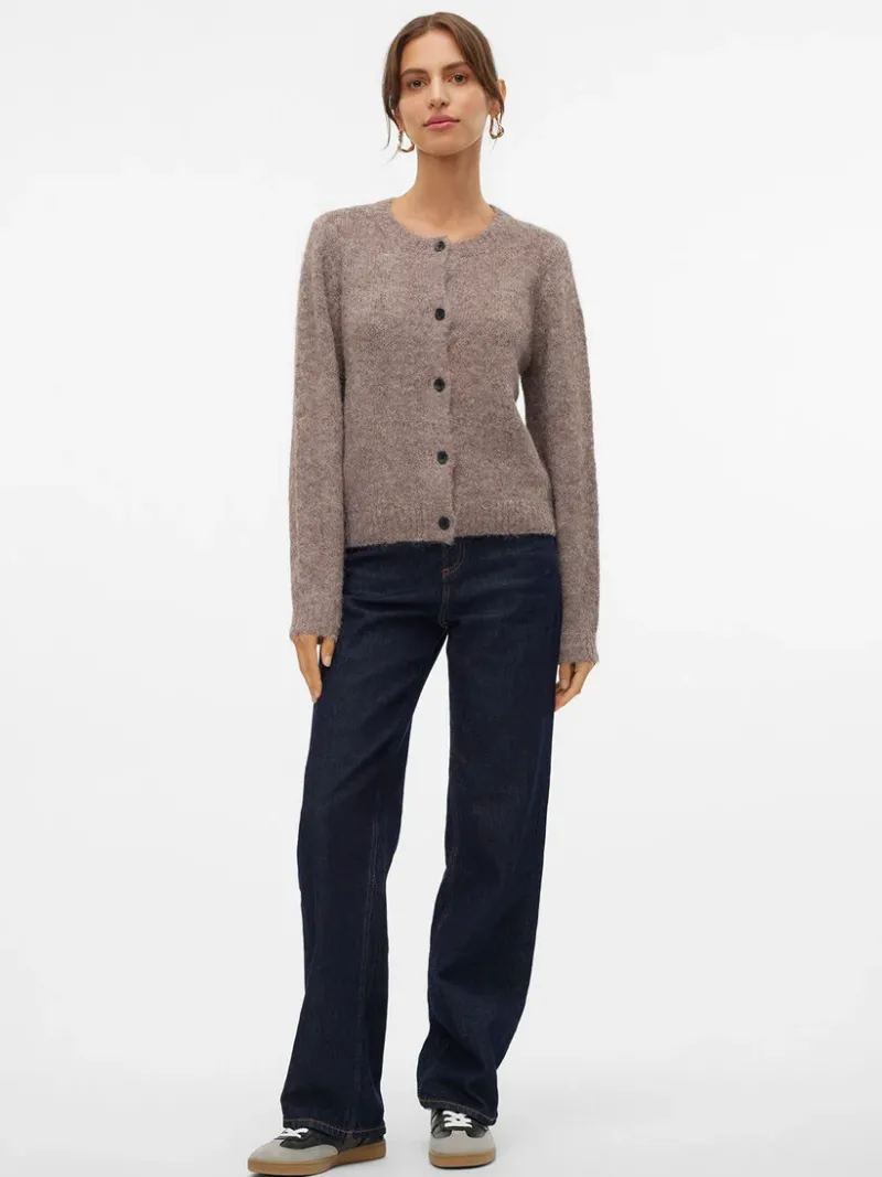 long_sleeve_oneck_button__1.webp Ricki's Sweaters & Cardigans*Long Sleeve O-Neck Button Cardigan | Vero Moda