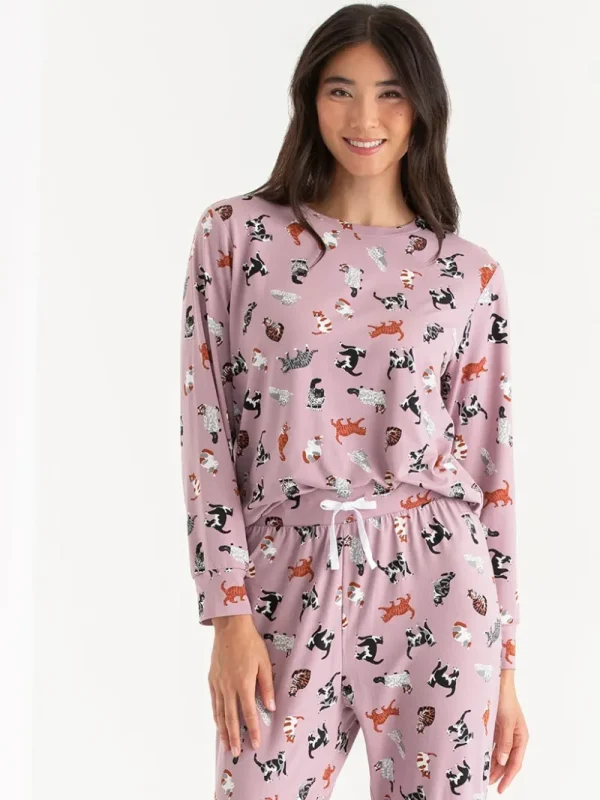 Ricki's Sleepwear*Long Sleeve Pajama Set