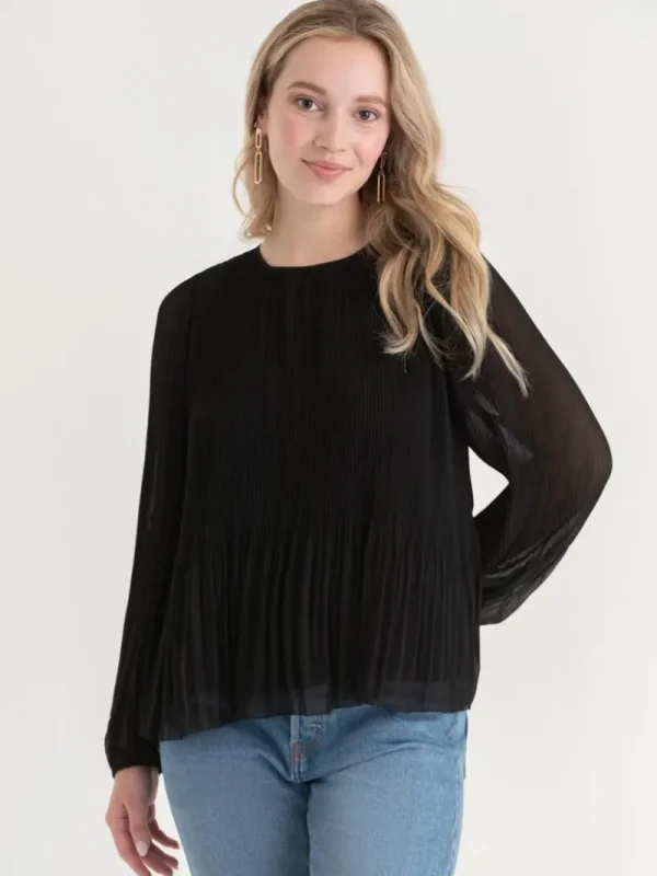 Ricki's Shirts & Blouses*Long Sleeve Release Pleat Blouse