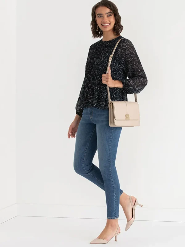 Ricki's Shirts & Blouses*Long Sleeve Release Pleat Blouse