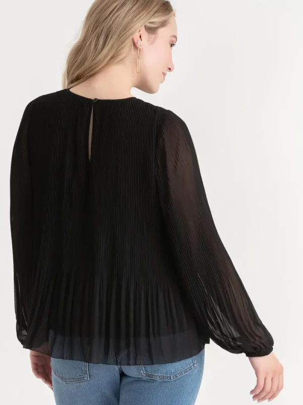 Ricki's Shirts & Blouses*Long Sleeve Release Pleat Blouse